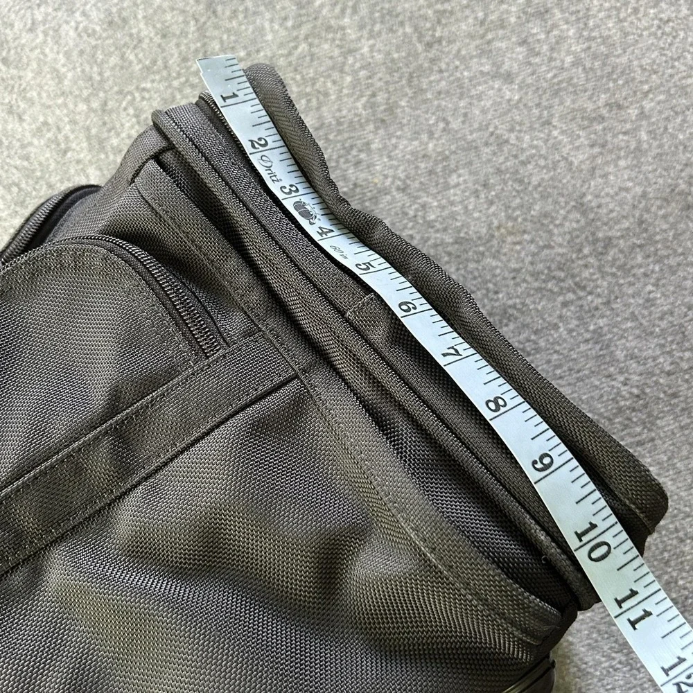 TUMI Duffle Bag Black Nylon Weekender Travel Carry On Soft Case Men Shoulder Bag